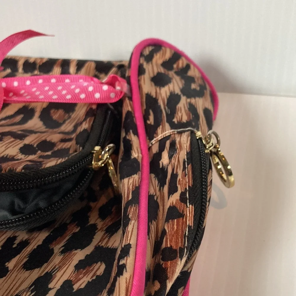 CHEETAH LEOPARD Cosmetic Makeup Travel Bag Pouch Set of 2